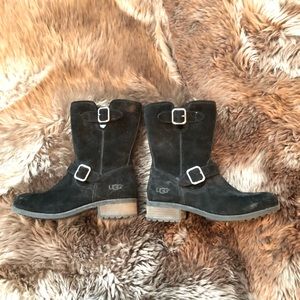 Authentic Suede and Sheepskin Ugg Boots